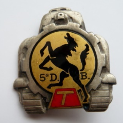 TRAIN DE LA 5 DB badge